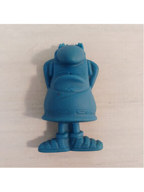 Little Caesars 1992 Water Squirter Figure Blue Vintage Toy